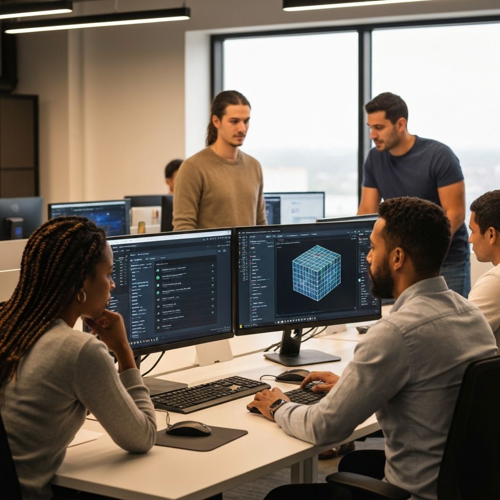 Cloud Hire Pro team collaborating on cloud and AI projects